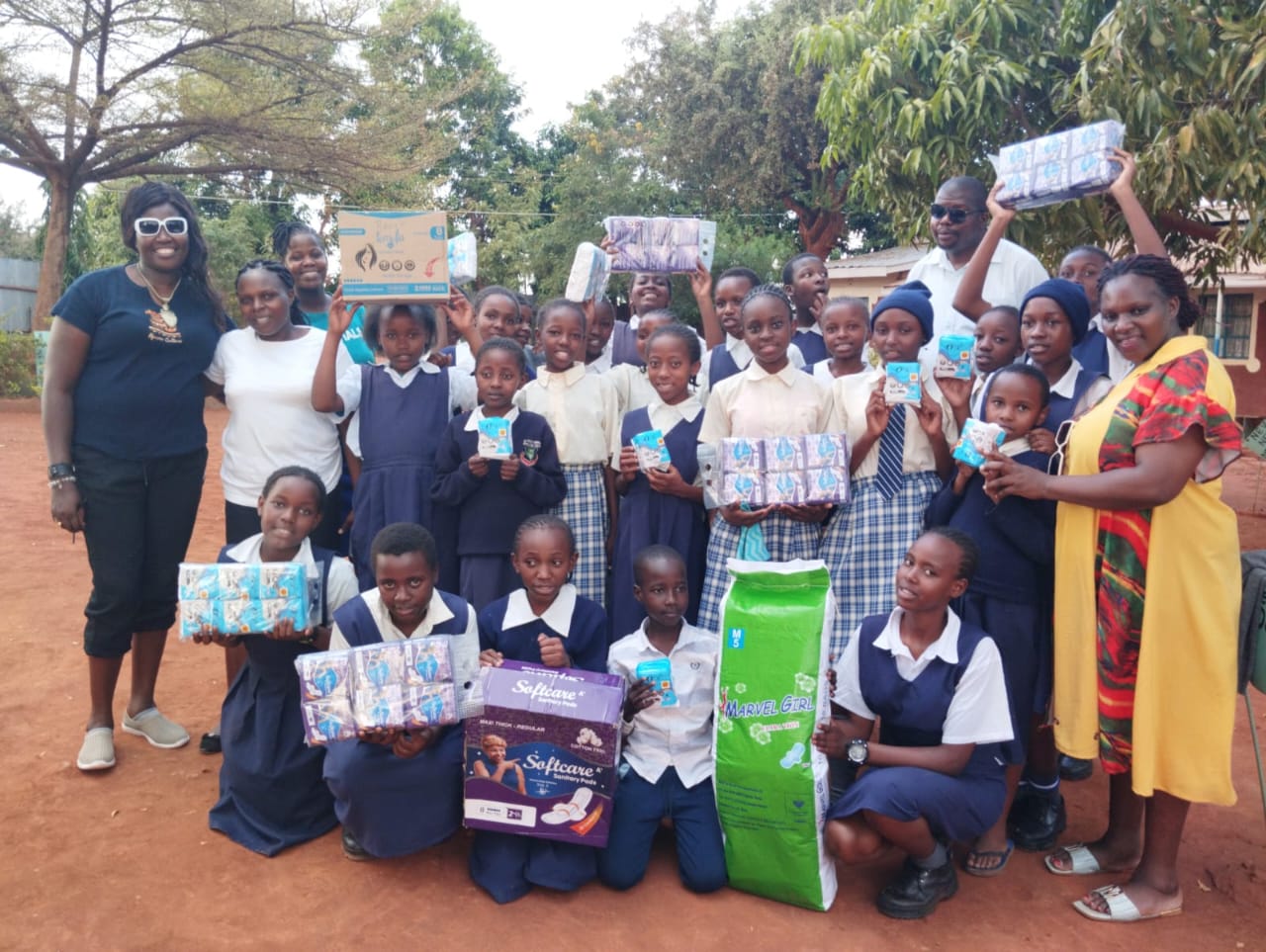 Poster for Church Sanitary Pad Bank donation campaign